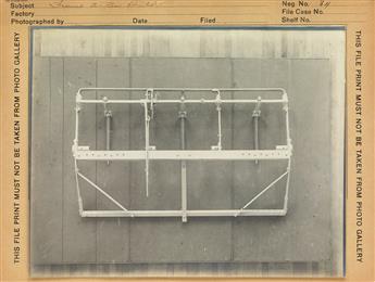 (FARMING INDUSTRY--JOHN DEERE TRACTOR COMPANY) A large group of 90 individually mounted and annotated photographs depicting components